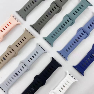 Sport Silikon Armband für Apple Watch Serie 11 10 9 8 7 6 5 4 SE Ultra 2