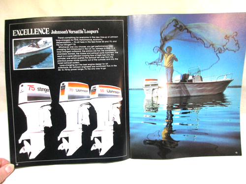 '70's Boat & Motor Sales Brochures: Evinrude, Johnson, Mirro, Chrysler, Mercury - Picture 16 of 27