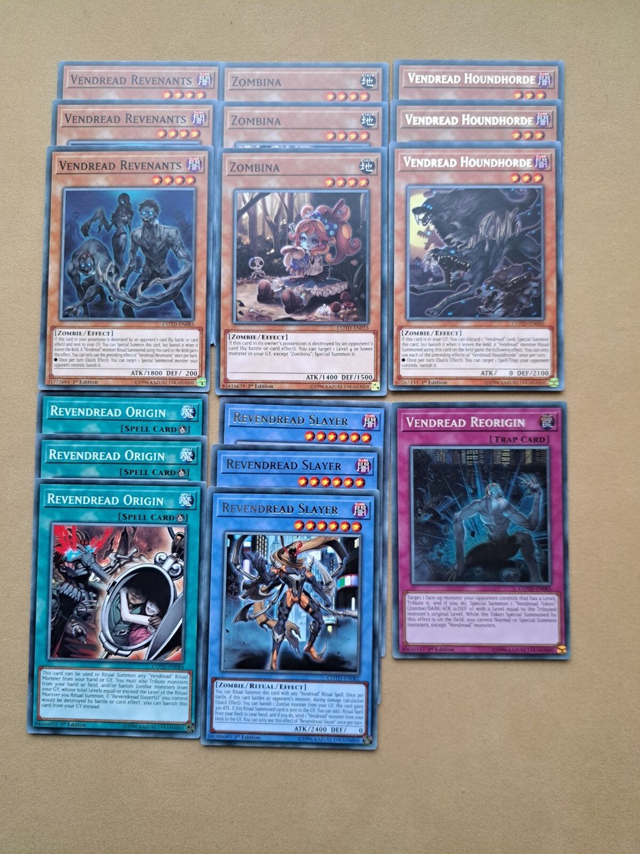 vendread deck yugioh YuGiOh! Vendread/Revendread 16 Card Deck Builder Card Set