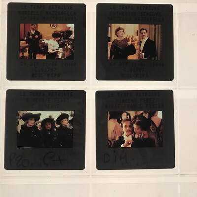 LE TEMPS RETROUVÉ - C. DENEUVE, MF PISIER - SET 4 FOLIEN 4 FOLIEN