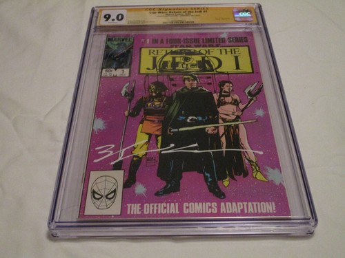 CGC SS 9.0 Marvel Comics Star Wars Return of the Jedi #1 Signed & Sketch by Bill - Picture 5 of 15