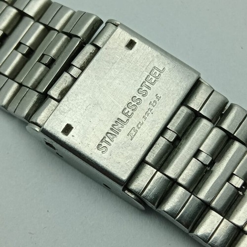18 mm Bambi B4638F Stainless Steel Vintage Men’s Watch Bracelet - Picture 7 of 8