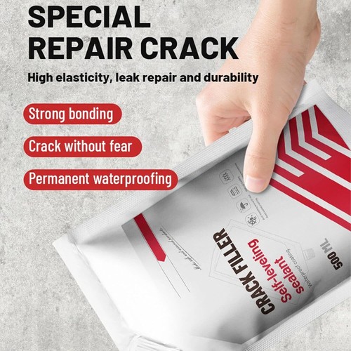 Relleno de grietas de concreto de 500 ml para reparación de grietas de concreto gris relleno reparación de parches de piso - Imagen 7 de 15