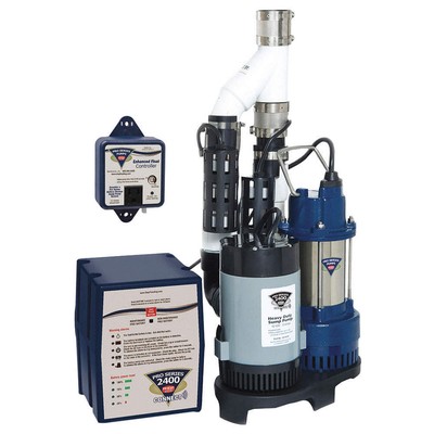 PHCC PRO SERIES PS-C33 Sump/Battery Backup System,9 Amps Backup 4CUK2
