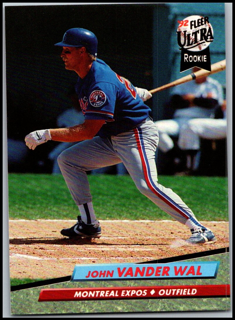 1992 Fleer Ultra #523 John Vander Wal - Rookie RC FREE SHIPPING!