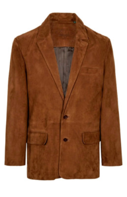 MANS HERREN ECHTLEDER KLEID SEXY NUBUKMANTEL EIN ECHTER ATEMBERAUBENDER MANTEL  