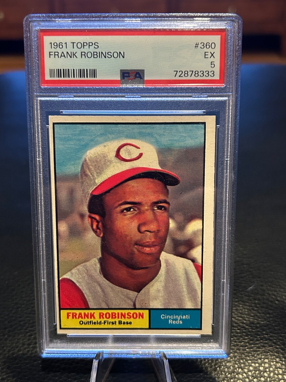 1961 topps #360 Frank Robinson psa 5  Ex.