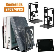 Bookends Heavy Duty Book Ends Metal Book Dividers Holders Stand Book Binder