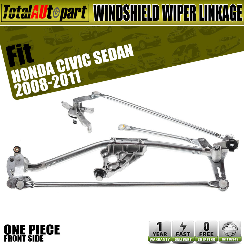 Windshield Wiper Linkage Front Side for Honda Civic 2008