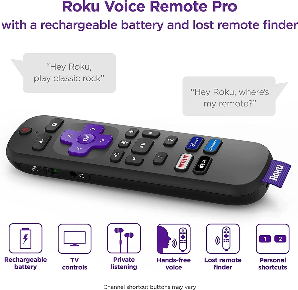 Roku Ultra 2022 4K/HDR/Dolby Vision Streaming Device and Roku Voice Remote Pro - Image 2 of 4