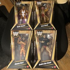 WWE Elite - Legends Series 21 Hulk Hogan Andre Iron Sheik Jimmy  SET Figures NEW