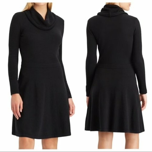 NWT Chaps black Turtleneck sweater 