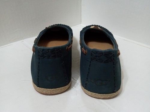 UGG Australia Suzette Blue Flats Moccasin US 6 UK 4.5 EU 37 - Picture 5 of 8
