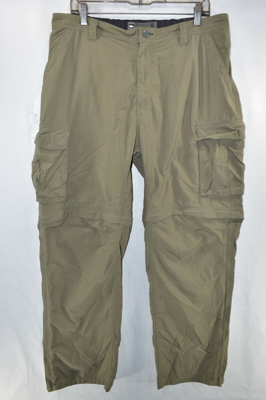 REI Convertible Hiking Cargo Nylon Pants Mens Size XL… Gem
