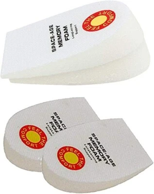 LR SUPPLIES Heel Support Pads Orthotic Cushion Insole Plantar Fasciitis Pain Shoe Insert Cup