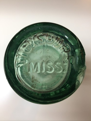 STAR BOTTLING COMPANY-Vicksburg, Mississippi-SODA-POP BOTTLE { NICE }bottom Chip - Picture 1 of 5