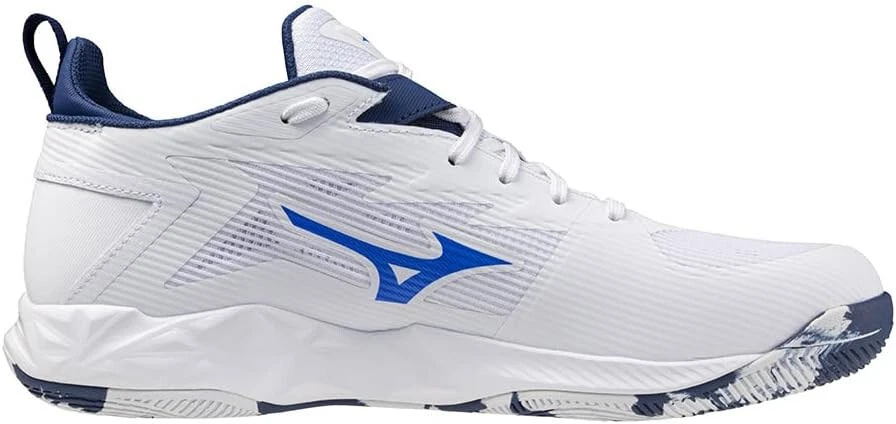 Zapatos de baloncesto MIZUNO WAVE TRANSISTOR blanco azul W1GA2400 US10 (28 cm) Foto 3 de 4