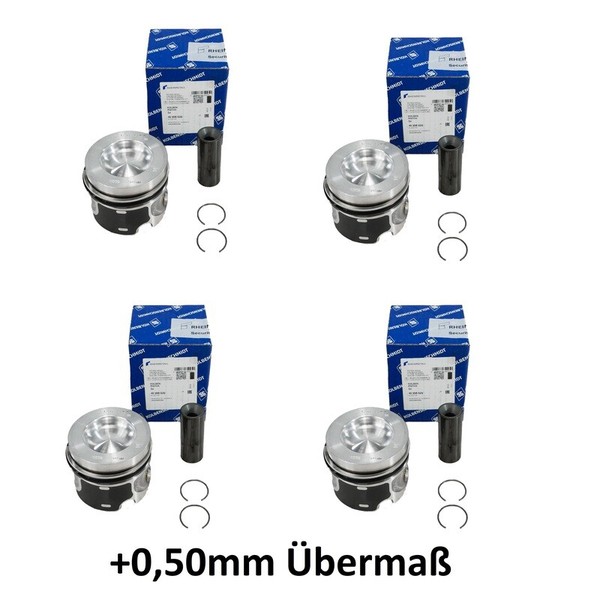Kolben Set +0,50Mm Kolbenschmidt FüR Vw T5 2.0 Bitdi Cfc 40558620-image