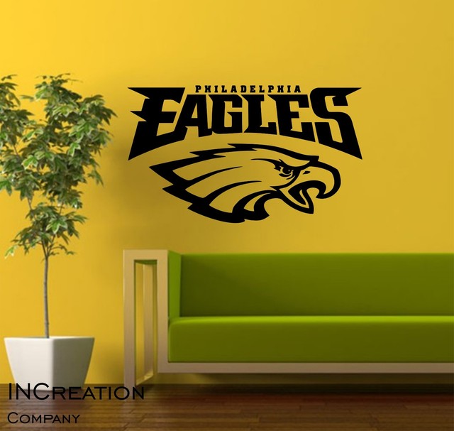 Philadelphia Eagles Wall Decal Vinyl Sticker Logo mural Decor graphics