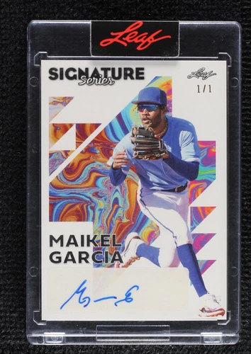 2023 Leaf Signature Series - Maikel Garcia #BA-MG1