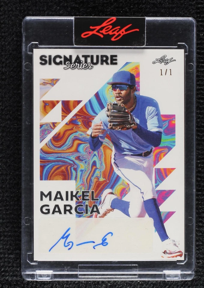 2023 Leaf Signature Series - Maikel Garcia #BA-MG1