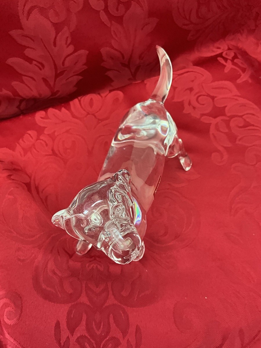 NEW FLAWLESS Stunning BACCARAT France Glass Crystal CHIEN LABRADOR
