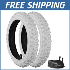 Heavy-Duty 20" Kids Bike Tire Set - Expandable Tubes for All Riding Conditions