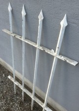 1x Grille de Défense Fer Forgé Ancien Château Maison Barreau Fenêtre 85 x 130cm