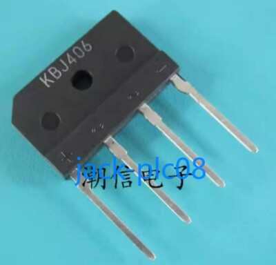 10 PCS NEW KBJ406 LCD full bridge 3A rectifier bridge