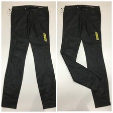 NWT ZARA WOMAN Black Faux Leather Mid-Rise Slim Fit Skinny Pant sz Small