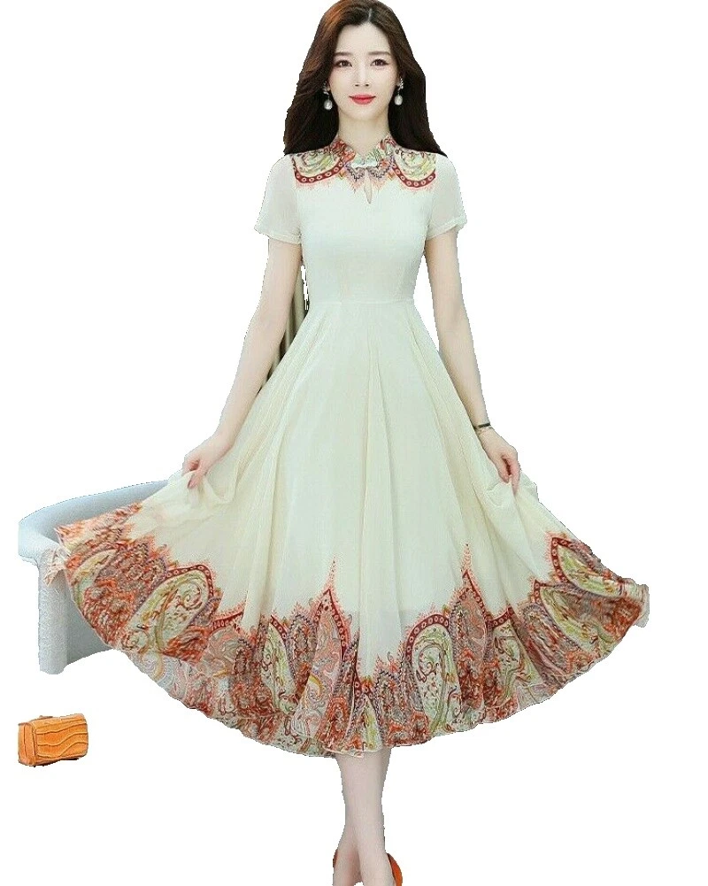 Vestidos de seda camisa larga