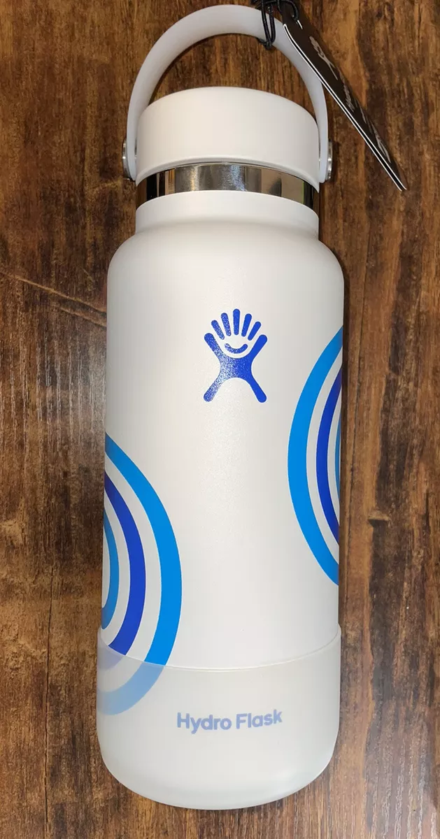 Limited Edition Hydro Flask 32oz Refill For Good White Cap and Clear Boot