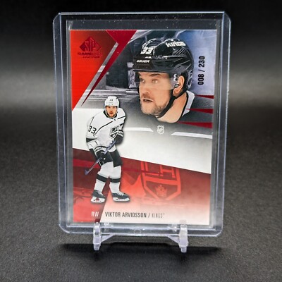 2023-24 SP Game Used Viktor Arvidsson Red Los Angeles Kings #008/230
