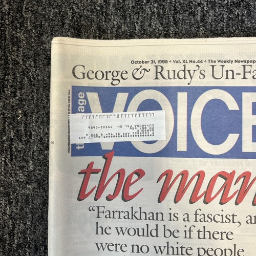 The Village Voice NYC Newspaper October 31 1995 The Man The March Super Models - Foto 3 di 11