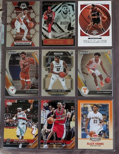 Portland Trail Blazers 37 Card Lot: Lillard, Sharpe, Henderson, Aldridge, Roy - Picture 9 of 14