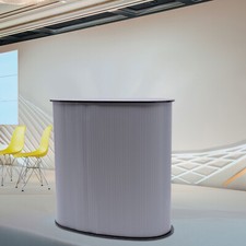 Portable Exhibition Stand Pop Up Podium Trade Show Table Counter Reception Desk