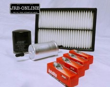 Mazda 3 BK 2.0L  Petrol Oil Air Fuel Filter Kit +Spark Plugs 04-2006