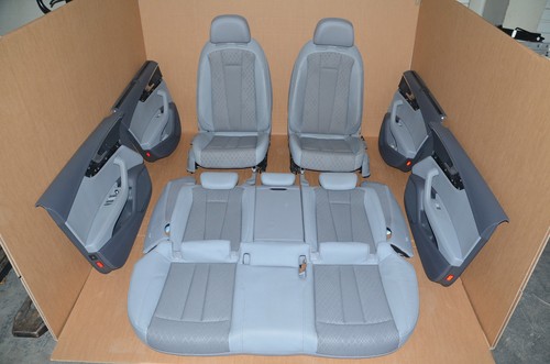 Audi A4 B9 8W Limousine Lederausstattung Leather Stoff Grau Sitz Leather Seat