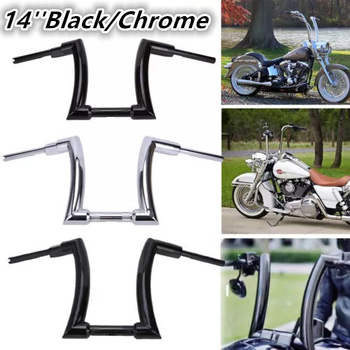 14'' Rise Handlebar Handle bars Chrome Ape Hanger For Harley Street 500 XG500 - Picture 1 of 17