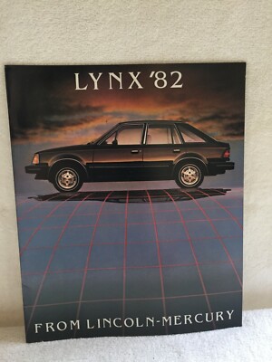 1982 MERCURY LYNX L,GL,GS,LS,RS, BROCHURE 