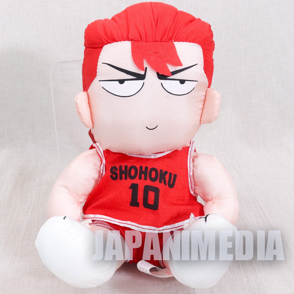 Retro RARE Slam Dunk Hanamichi Sakuragi Taffeta Plush Doll