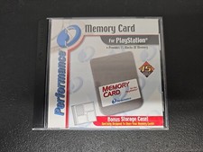Performance Memory Card Case for Sony PS1 CASE ONLY NO MEMORY CARDS  BN 3