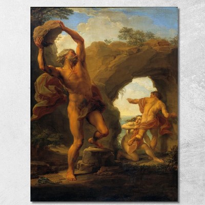 Atis Und Galathea Pompeo Batoni, pbt7 drucken auf leinwand