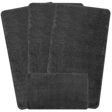 ROMANY GYPSY CARAVAN WASHABLE 4PCS MAT RUG SET, SOFTNESS AND SHINY, Sadiva