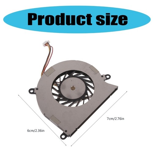 CPU Heatsink Laptop Cooling Fan for C22 C22-760 5V 0.25A 4Pin - Afbeelding 8 van 8