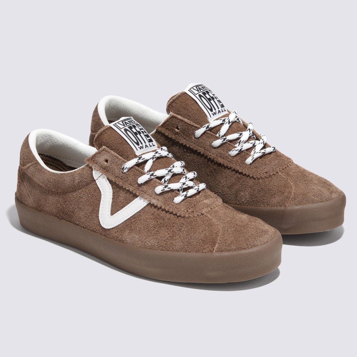 VANS★SPORT LOW★兼用★HAIRY SUEDE TEAK New Vans Sport Low Hairy Suede Teak Brown/Gum Sneakers Low
