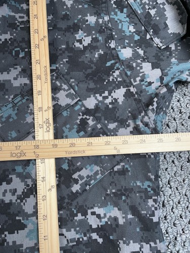 Tru Spec Digital Camouflage Shirt Jacket Adult Large Regular Gray Camo Tactical - Picture 7 of 15