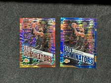 2020-21 Donruss Optic Lebron James Elite Dominators Red & Blue Pulsar Prizm SP