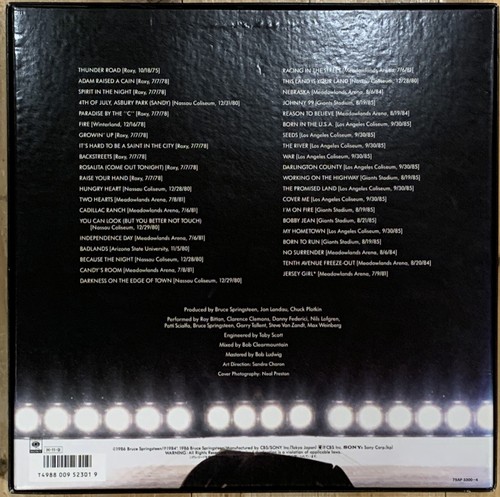 BRUCE SPRINGSTEEN Live 1975-85 Audiophile CBS Sony Japan 5 LP Box 75AP 3300-4 NM - Picture 5 of 5