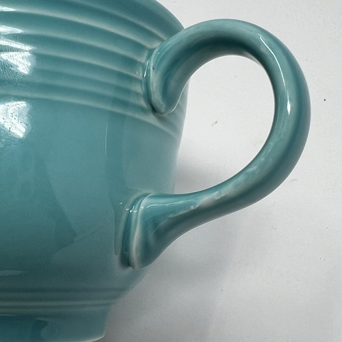 Fiesta Ware Turquoise Coffee Tea Cup Homer Laughlin HLC Replacement - Picture 5 of 7